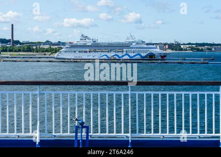 Helsinki city is the capital of Finland for holidays all year round, with many ancient monuments and excellent climate, Helsinki city, Finland, 08-04- Stock Photo