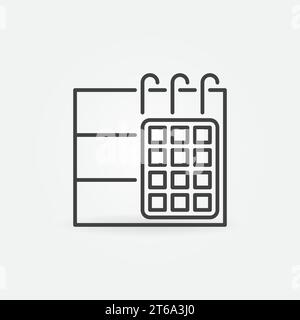 damage control line icon, outline symbol, vector illustration, concept ...