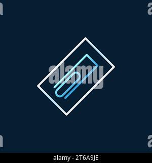Trowel vector concept linear colored icon or logo on dark background Stock Vector