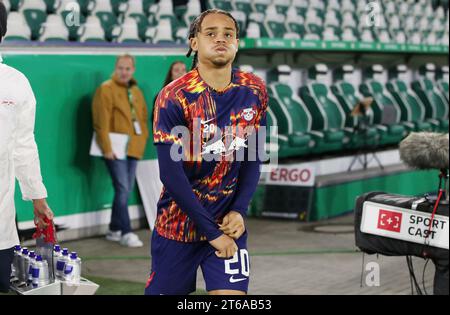 Wolfsburg, Deutschland. 31st Oct, 2023. firo: October 31, 2023, football, football: season 2023/2024, 23/24 DFB Cup, 2nd round, VfL Wolfsburg - RB Leipzig RB Xavi Simons, Credit: dpa/Alamy Live News Stock Photo