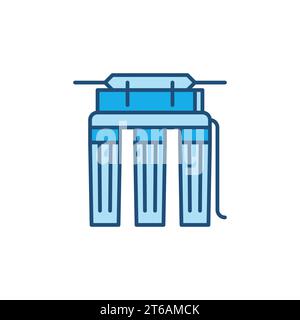 Reverse Osmosis Filter for Water vector concept colored icon or symbol Stock Vector
