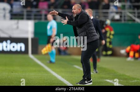 Budapest, Hungary. 21st September, 2023. Dejan Stankovic, head coach of Ferencvarosi  TC reacts during the UEFA Europa Conference League 2023/24 Group F match  between Ferencvarosi TC and FK Cukaricki at Groupama Arena