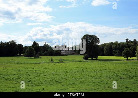 Bourne Park House in parkland, Bishopsbourne, Canterbury, Kent, England, United Kingdom Stock Photo