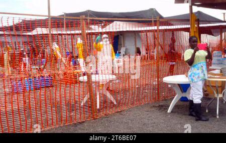 USARAF team helping fight Ebola outbreak in West Africa 140926 Stock Photo