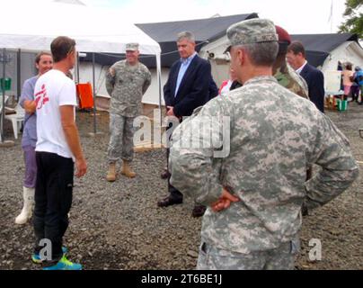 USARAF team helping fight Ebola outbreak in West Africa 140926 Stock Photo