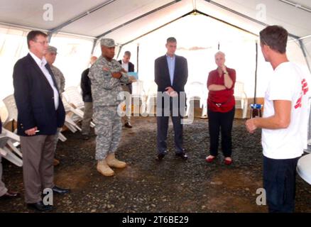 USARAF team helping fight Ebola outbreak in West Africa 140926 Stock Photo