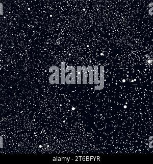 Beautiful deep universe stars seamless pattern Stock Vector