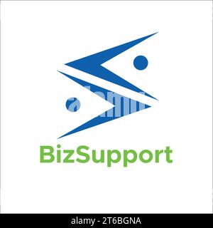 Logo Design for a company providing concierge services with knowledge and guaranteed growth Stock Vector