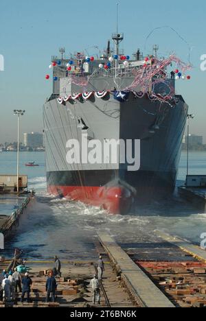 USNS Alan Shepard launching Stock Photo