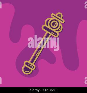 Isolated scepter icon Royalty jewelry Vector Stock Vector