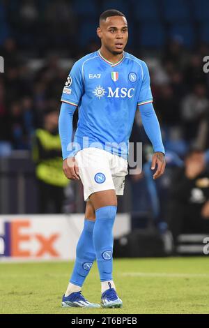 Naples, Italy. 8 Nov, 2023. Natan of SSC Napoli during the Uefa Champions League match between SSC Napoli and 1. FC Union Berlin at Stadio Diego Armando Maradona Naples Italy on 08 November 2023. Credit:Franco Romano/Alamy Live News Stock Photo