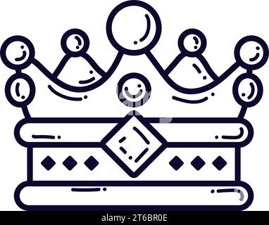 Isolated crown icon Royalty icon Vector Stock Vector Image & Art - Alamy