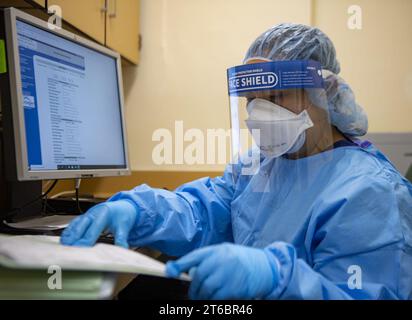 USNS Mercy Medical Support at Skilled Nursing Facility Orange County (49826503603) Stock Photo