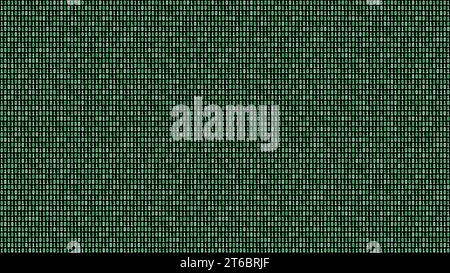 Computer data pattern. Binary code seamless vector background. Zero one encryption green texture. Stock Vector