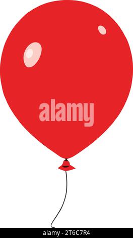 Red Balloon Illustration Vector Format Stock Vector