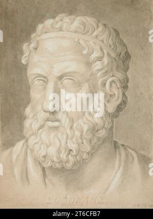 Sophocles, between 1800 and 1899. Stock Photo