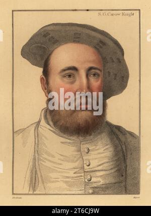 Sir Carew, Admiral in the Royal Navy under King Henry VIII, died