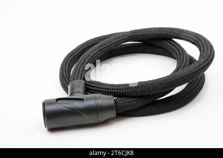Bicycle lock against theft on a white background Stock Photo