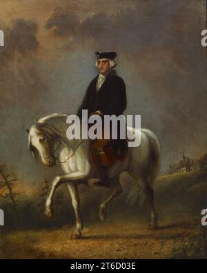 George Washington at Mount Vernon, 1810-1874. Stock Photo