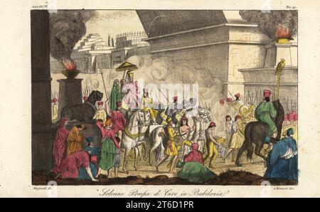 The triumphal entrance of King Cyrus of Persia into Babylon 29