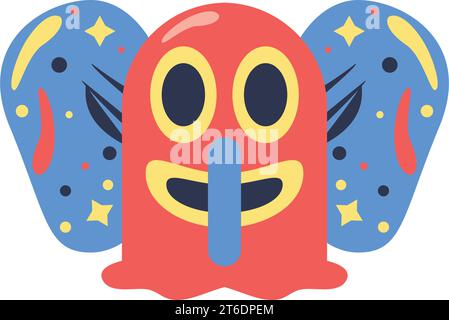 colombia marimonda mask Stock Vector