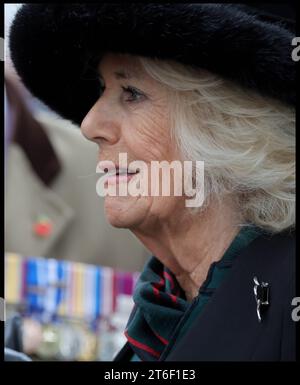 London, UK. 09th Nov, 2023. Image © Licensed to Parsons Media. 09/11/2023. London, United Kingdom. The Queen attends the 95th year of the Field of Remembrance. Her Majesty The Queen attends the 95th year of the Field of Remembrance at Westminster Abbe, London.Picture by Credit: andrew parsons/Alamy Live News Stock Photo