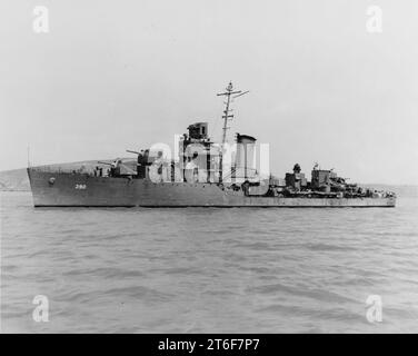 USS Ralph Talbot (DD-390) at Pearl Harbor, Hawaii, on 20 March 1946 ...