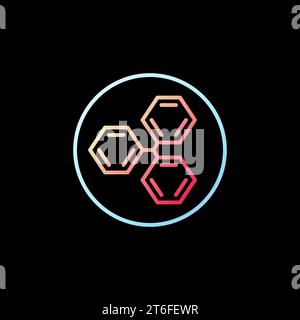 Biochemistry Hexagonal Chemical Structure Minimal Geometric Linear ...