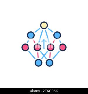 Neural Networks vector concept minimal colored seamless pattern Stock ...