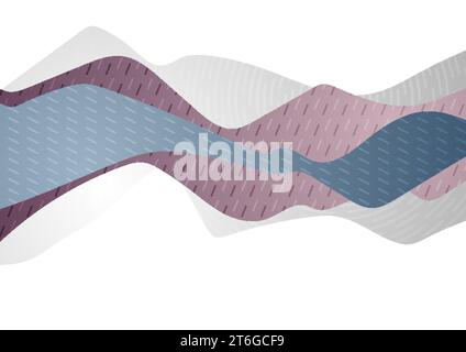 Abstract concept geometric minimal waves modern background. Vector illustration Stock Vector