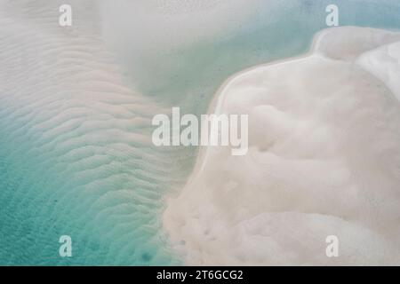 Serene Sandy Point at Byfield National Park, North of Bangalee and Yeppoon, Queensland - A Hidden Coastal Jewel Amidst Australia's Natural Splendor. Stock Photo