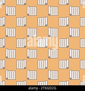 Underlayment for House Roof vector concept colored seamless pattern Stock Vector