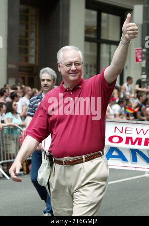 **FILE PHOTO** Alan Hevesi Has Passed away. Alan Hevesi in the 34th Annual Gay Pride March in New York City on June 28, 2003. Photo Copyright: xHenryxMcGeex Stock Photo