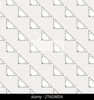 Geometry Triangle vector colored modern concept seamless pattern Stock Vector