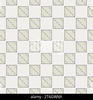 Square Figure colored seamless pattern. Geometry Science concept vector background Stock Vector