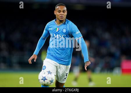 Naples, Italy. 08th Nov, 2023. Natan of SSC Napoli during the Champions League Group C match between SSC Napoli and 1. FC Union Berlin at Stadio Diego Armando Maradona on November 08, 2023 in Naples, Italy Credit: Giuseppe Maffia/Alamy Live News Stock Photo