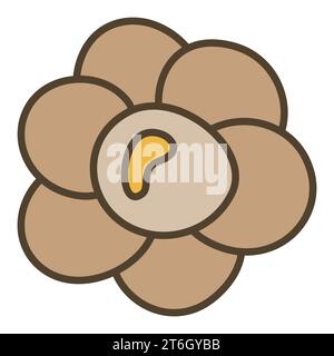 Bacteria vector Biology concept colored creative icon or symbol Stock Vector