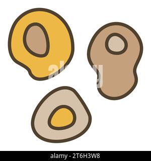 Microbes vector Bioengineering Science concept colored icon or sign Stock Vector