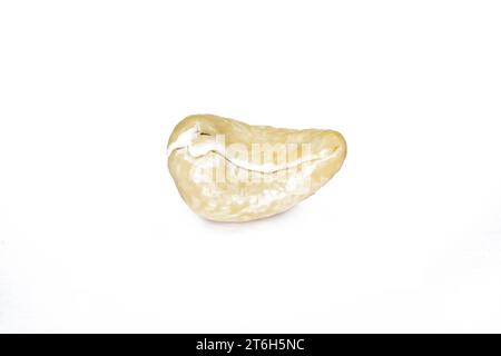Cashew Nuts Seed on White Background Stock Photo