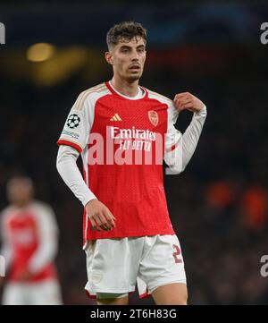 London, UK. 08th Nov, 2023. 08 Nov 2023 - Arsenal v Sevilla - Champions League - Emirates Stadium. Kai Havertz during the Champions League match against Sevilla. Picture Credit: Mark Pain/Alamy Live News Stock Photo