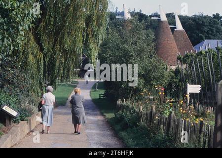 Kentish Gardens at Kent Life. Sandling, Maidstone. Kent, England, UK Stock Photo