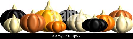 Pumpkins, autumn- great for website, e-mail, greeting card, presentation, postcard, book, t-shirt, sweatshirt, sticker, cricut Stock Vector