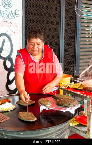 Mexico, Mexico City, Streetfood at the Chilpancingo Stock Photo