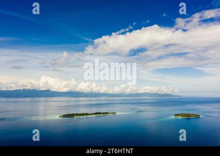 Tropical islands near Waigeo, Raja Ampat, West Papua, Indonesia Stock Photo