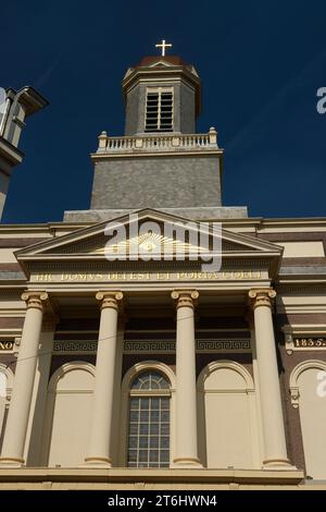 Hartebrugkerk in the old town of Leiden, Leyden, South Holland, Zuid-Holland, Benelux, Benelux countries, Netherlands, Nederland, Stock Photo