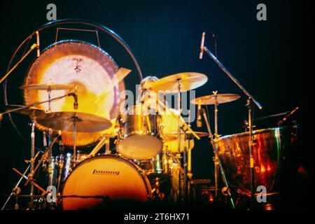 Led Zeppelin, last concert of the European tour 1980, Berlin-Eissporthalle. The very last concert with drummer John Bonham, who died a little later. Stock Photo