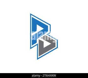 PD logo design vector Stock Vector