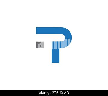 TP letter logo design vector template Stock Vector