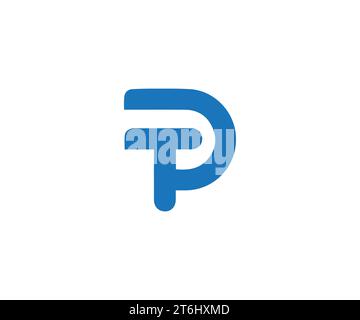TP letter logo design vector template Stock Vector