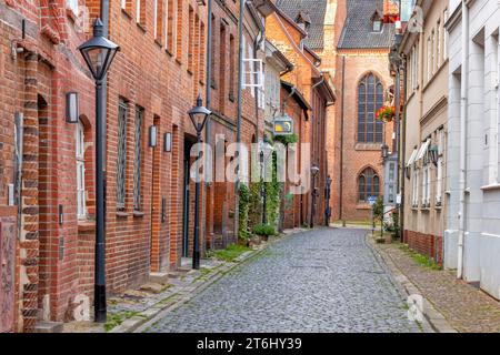 Koltmannstrasse in the historic old town of Lüneburg Stock Photo